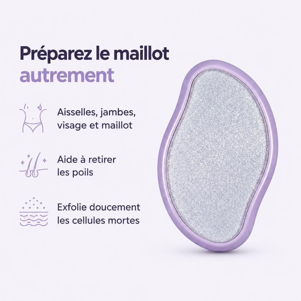 Gomme dépilatoire en cristal Bleame